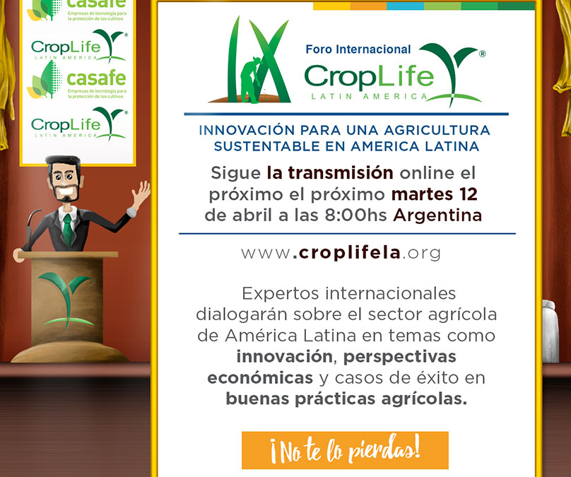 Flyer Promocional Foro Croplife Agricultura Sustentable Casafe