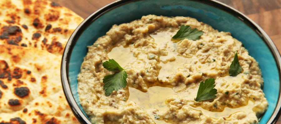 GRISINES CON PATÉ DE BERENJENA