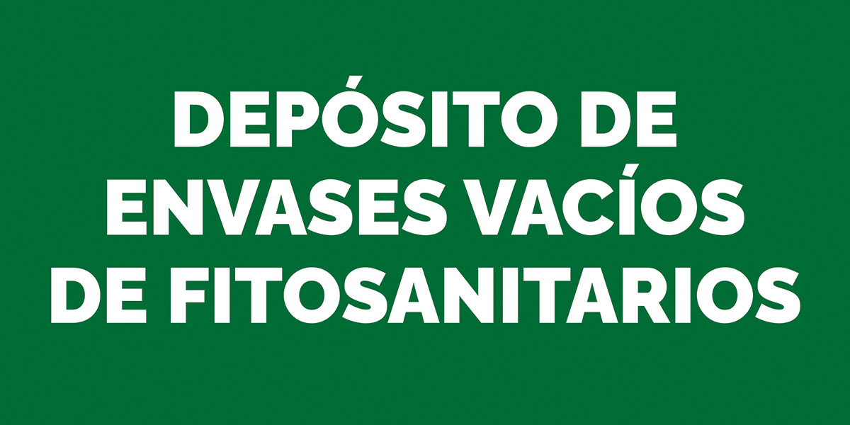 señalética para depósitos de fitosanitarios