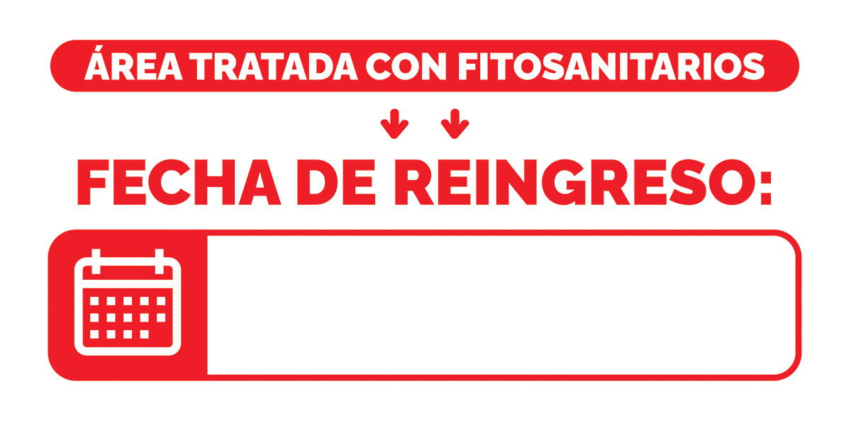 señalética para depósitos de fitosanitarios